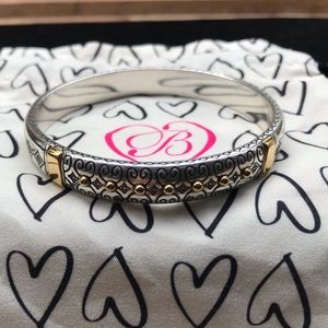 BRIGHTON "GOLDEN GATE" two tone gold and silver